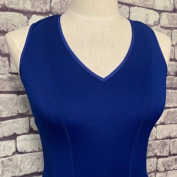 Maia Blue Sleeveless Dress Size 2 - Picture 3 of 10